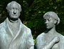 Goethe und Ulrike Skulptur